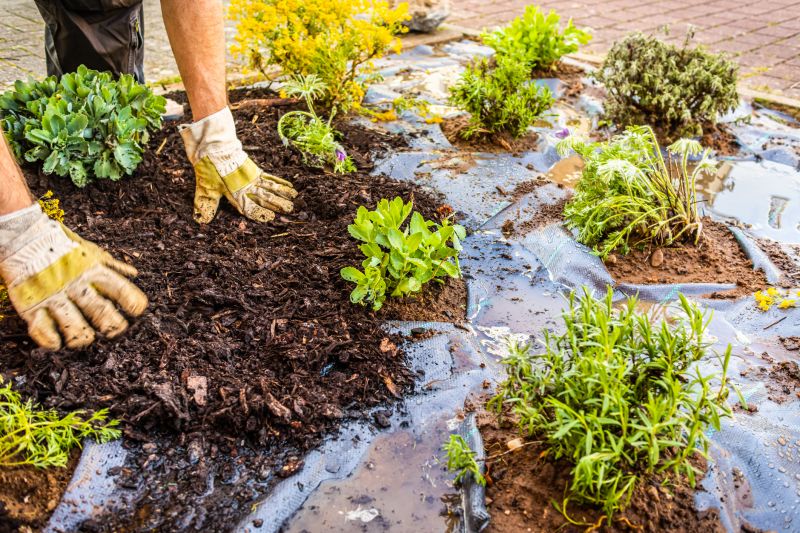 Garden Mulch Installation in Ventura County, CA